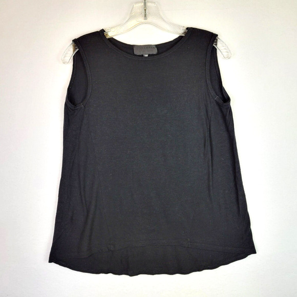 Nili Lotan Womens Viscose Wool Tank Top Size XS Black Lightweight Quiet Luxury - Picture 1 of 7